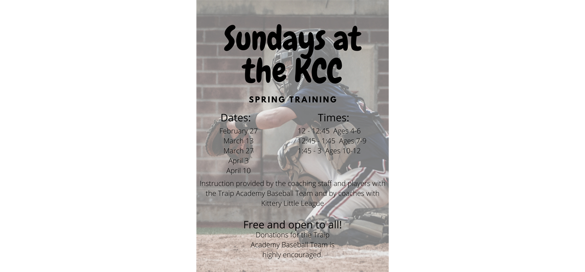 Sundays at the KCC