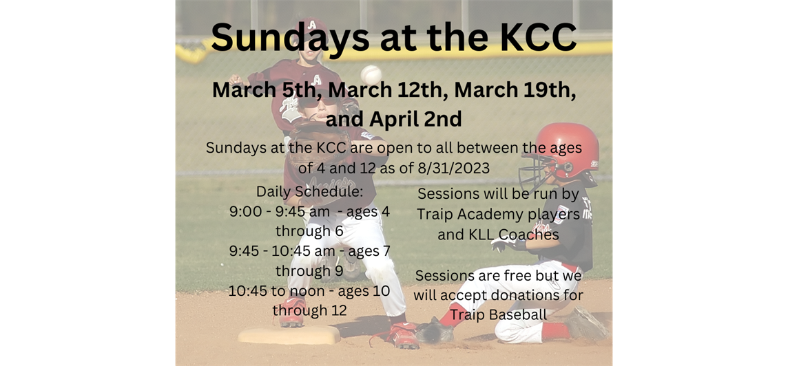 Sundays at the KCC